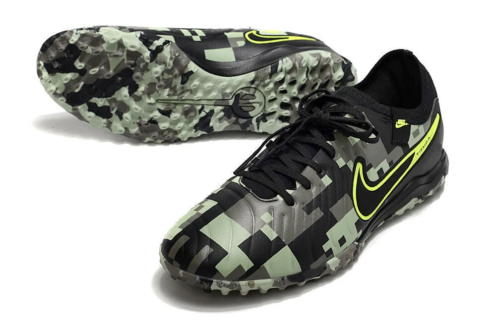 Nike Tiempo Legend 10 (Turf) Black & Yellow Camo