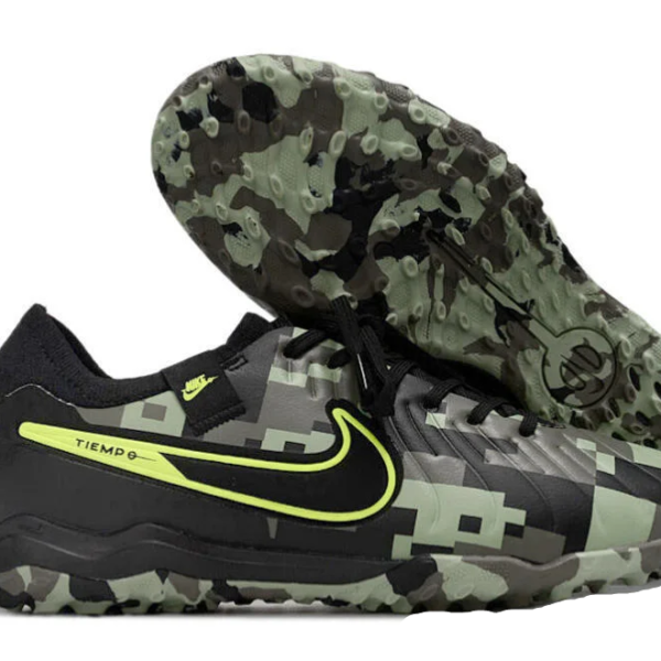 Nike Tiempo Legend 10 (Turf) Black & Yellow Camo