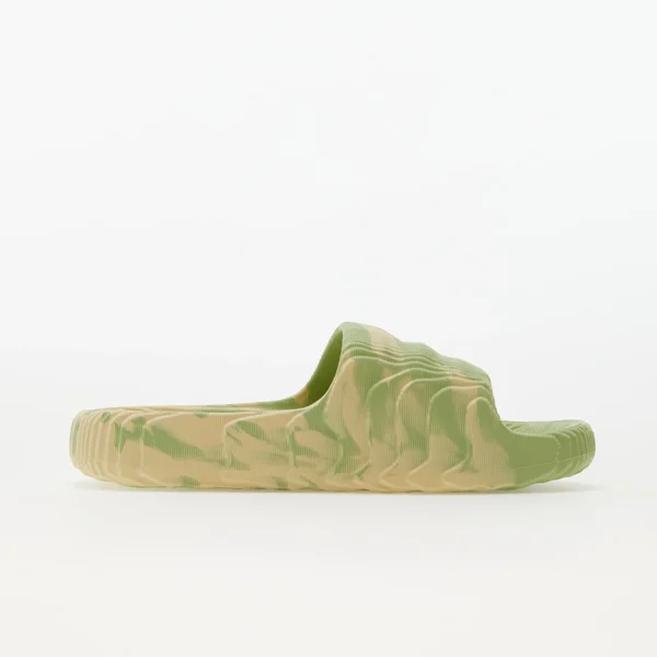 Adidas Adilette 22 Magic Lime Camo Sand
