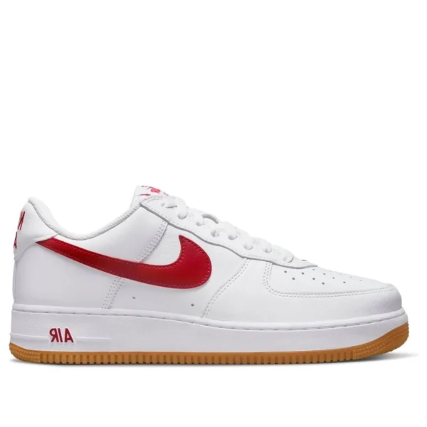 Nike Air Force 1 Low “Color of the Month - White University Red”