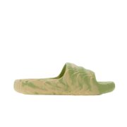 Green Beige Marbled EVA Slide Sandals