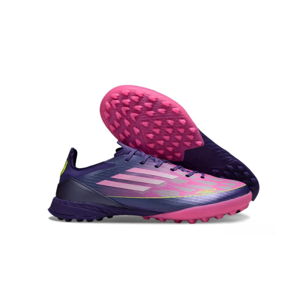 adidas-f50-elite-tf-artificial-turf-soccer-shoes-pink-purple-yellow_result Adidas F50 Elite Turf " Pink / Purple" - Image 1