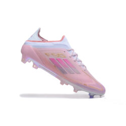 Adidas F50 Elite Firm Ground Soccer Cleats "Pink/Purple/White" - Image 2