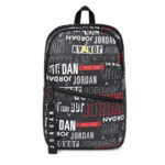 Jordan Typography Backpack “Black”