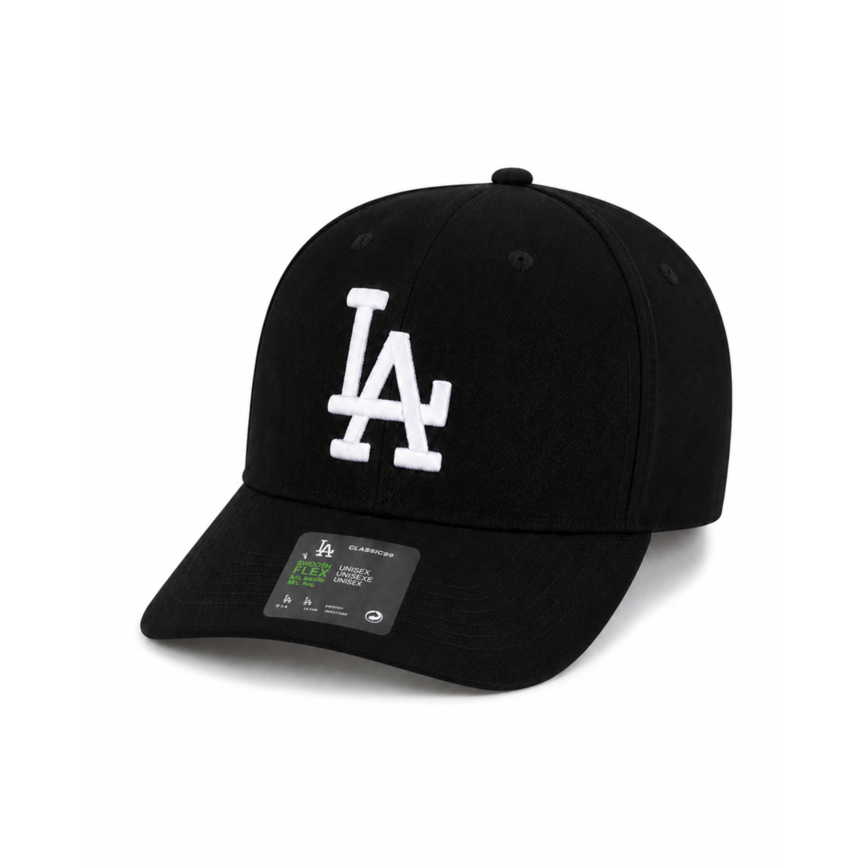 3505E9E1-A90A-4F25-A512-20D71BC54349_result Los Angeles Dodgers Baseball Cap “Black/White” - Image 1