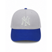 New York Yankees Baseball Cap “Grey/Royal Blue” - Image 2