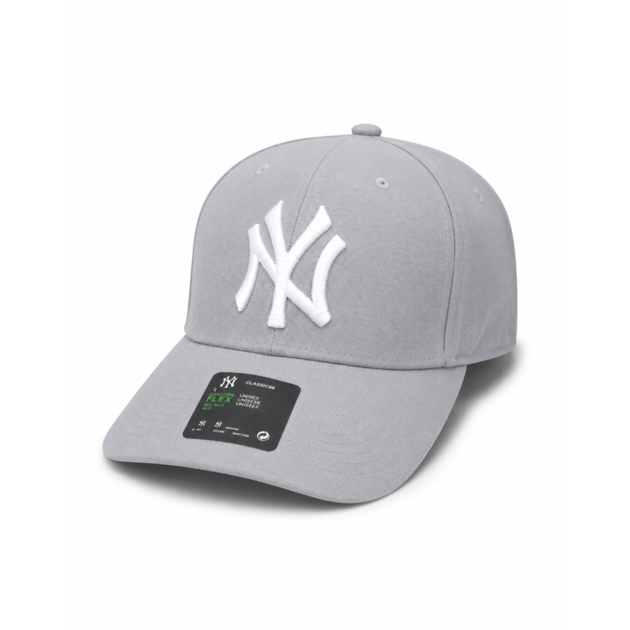 B0D7208E-8AA1-4E84-B1E6-2A143BB22432_result New York Yankees Baseball Cap “Grey/White” - Image 1