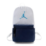 Jordan Stripe Backpack “White / Navy Blue”